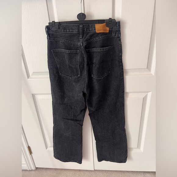 Black Denim Forum Farrah High Rise Wide Leg Jean - Picture 2 of 2